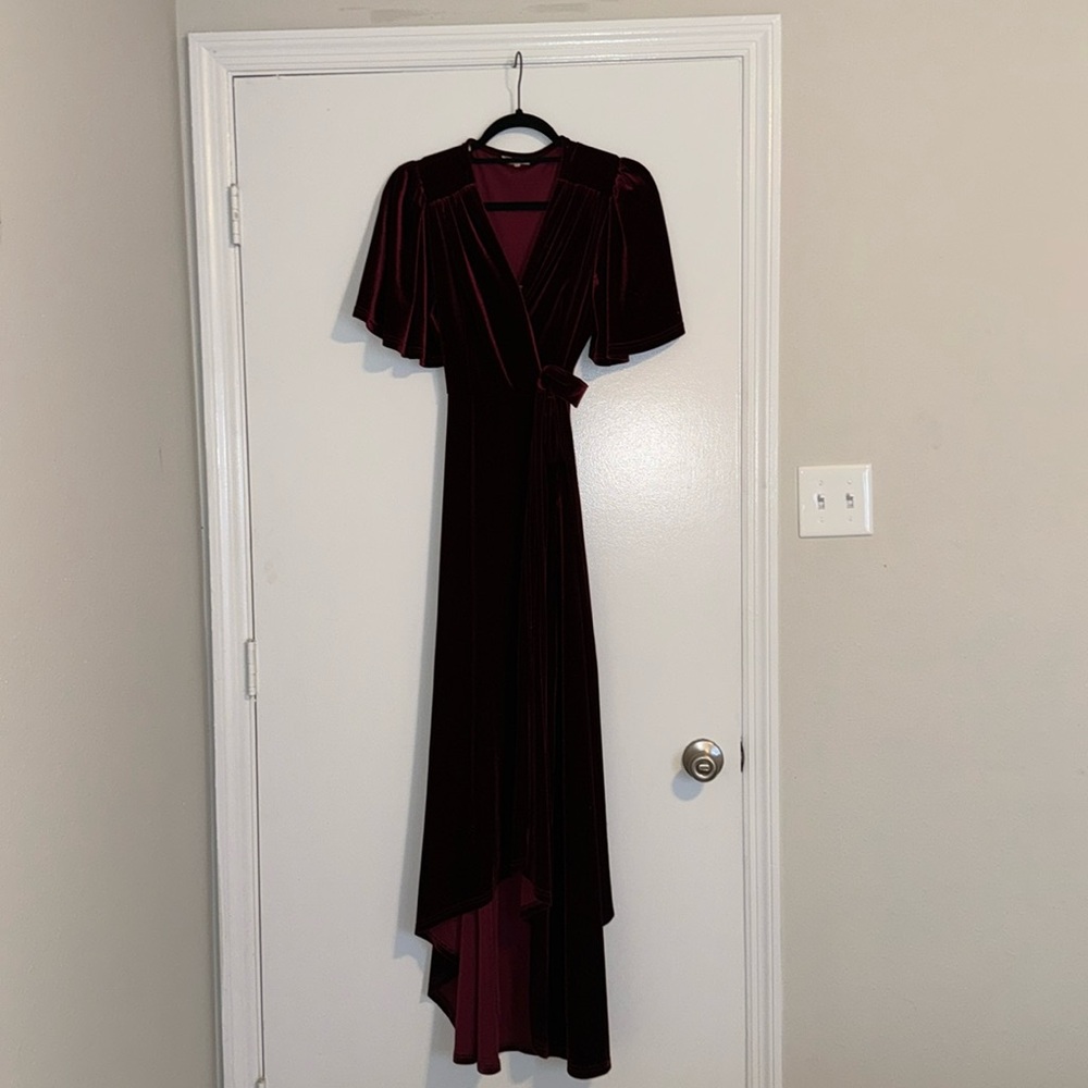 Red Formal Dress, True Wrap